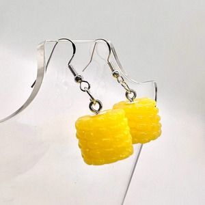 Corn Cob Earrings - Vegetable Earrings - TikTok Earrings - Party Earrings